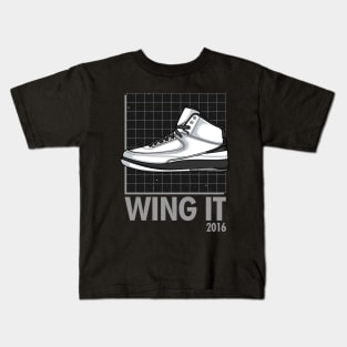 AJ 2 Retro Wing It Sneaker Kids T-Shirt